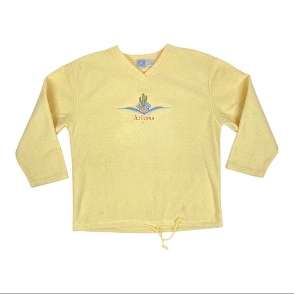 Vintage Y2K Arizona Fleece Pullover Sweater - Picture 1 of 5